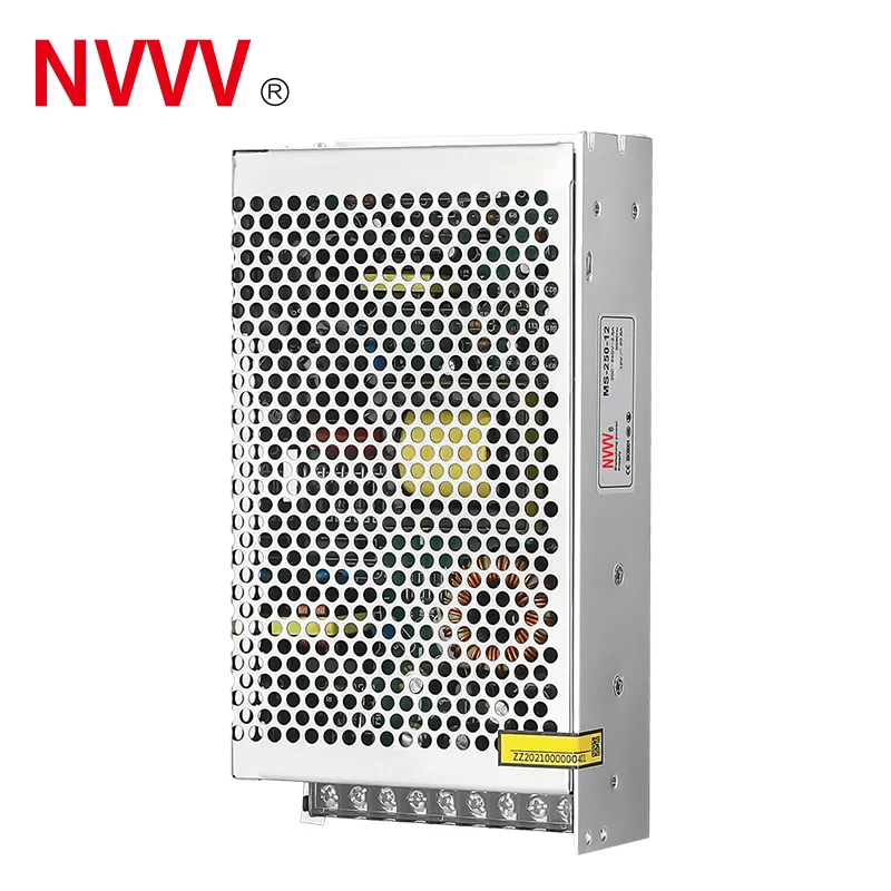 IP65 DC 12V 400W シリーズ シングル出力 SMPS スイッチング電源 LED ライト用 シルバー